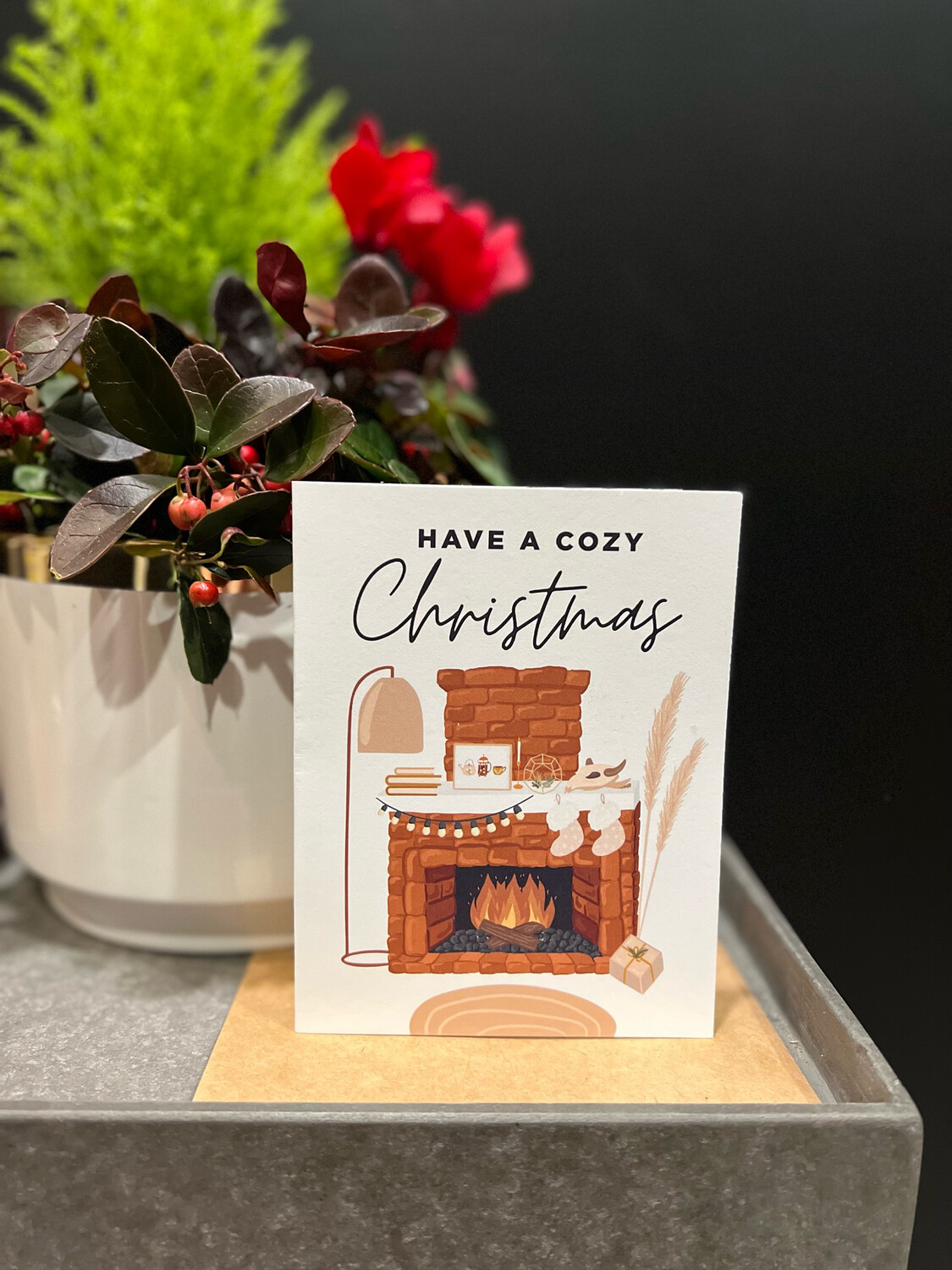 JESS PAPER CO CARD - COZY CHRISTMAS GREETING CARD