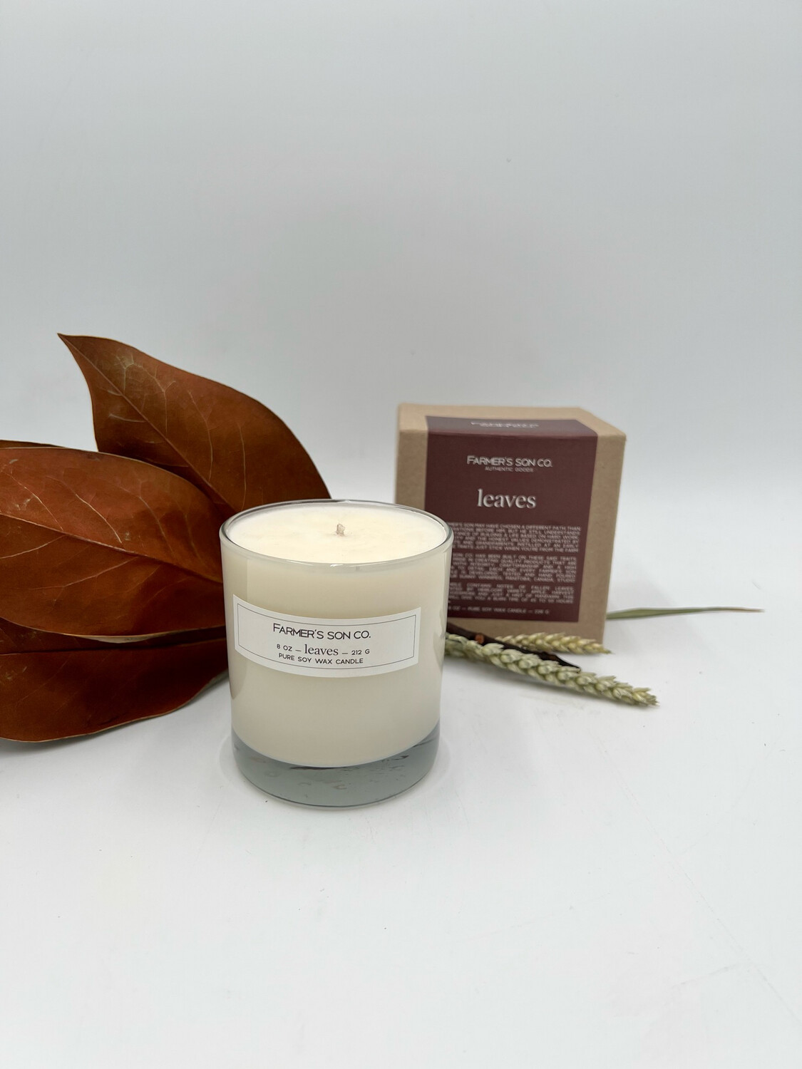 LEAVES SOY CANDLE 8oz