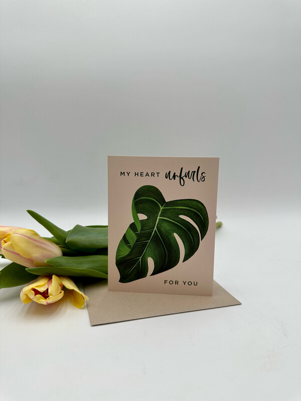 UNFURLS FOR YOU GREETING CARD