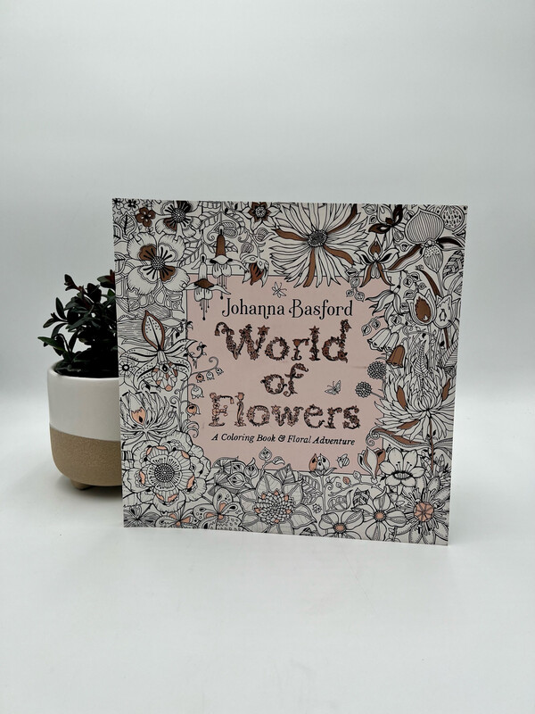 WORLD OF FLOWERS COLORING BOOK