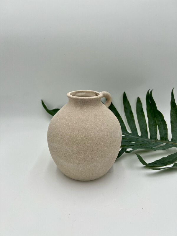 SAND KETTLE VASE 6.5" H