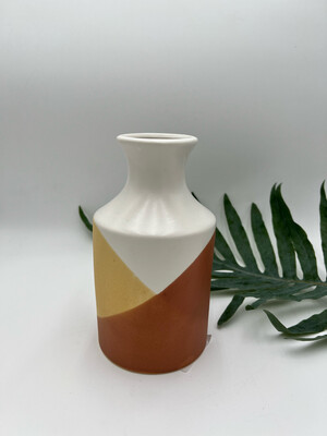 WARM COLORS VASE 8.5" H