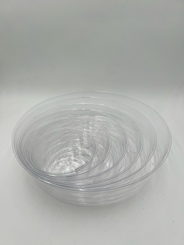 DEEP CLEAR VINYL POT LINER, ASSORTED SIZES 