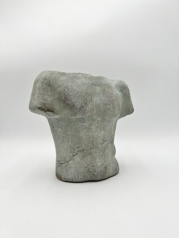 ATHENS MALE TORSO PLANTER 9" H