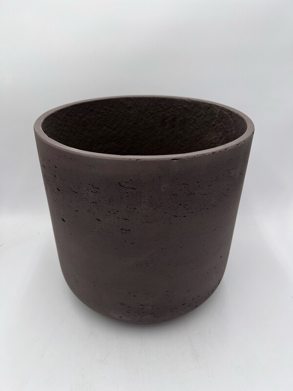 QUARRY PLANTER BROWN 12.5"