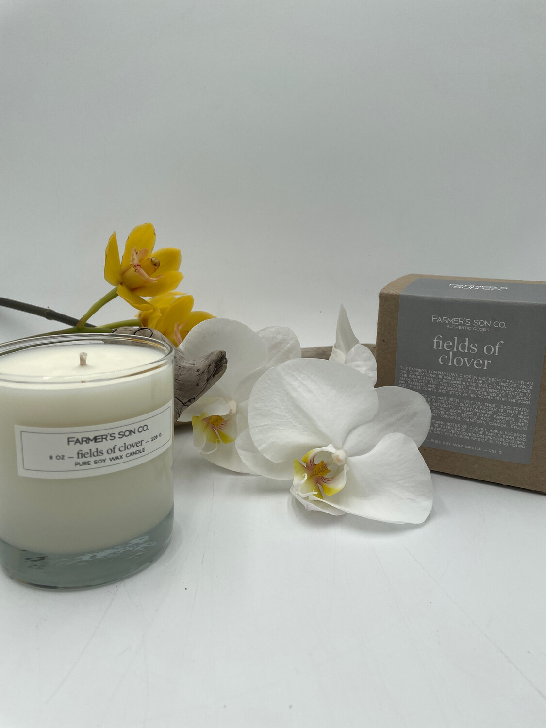 FIELDS OF CLOVER SOY CANDLE 8OZ