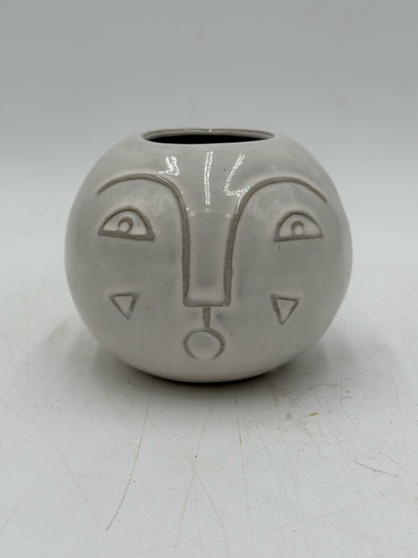 NATURA MODERN FACE SMALL VASE 3.5"