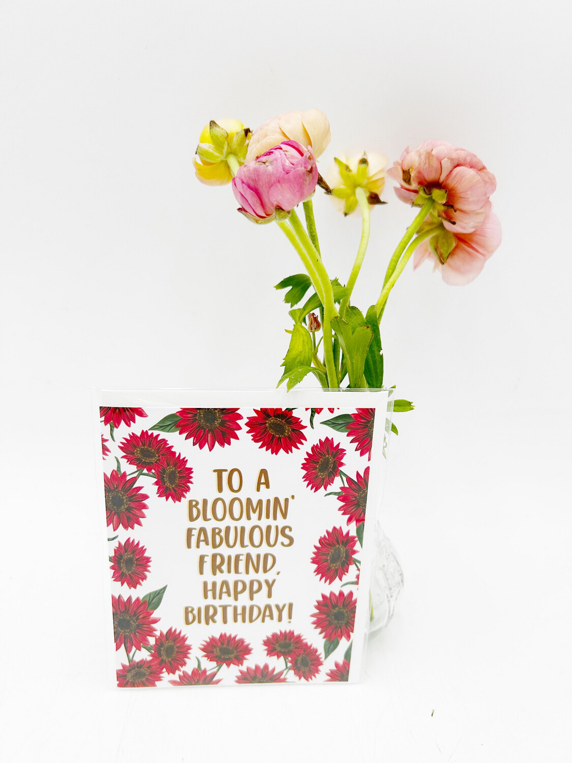 TO A BLOOMIN' FABULOUS FRIEND GREETING CARD