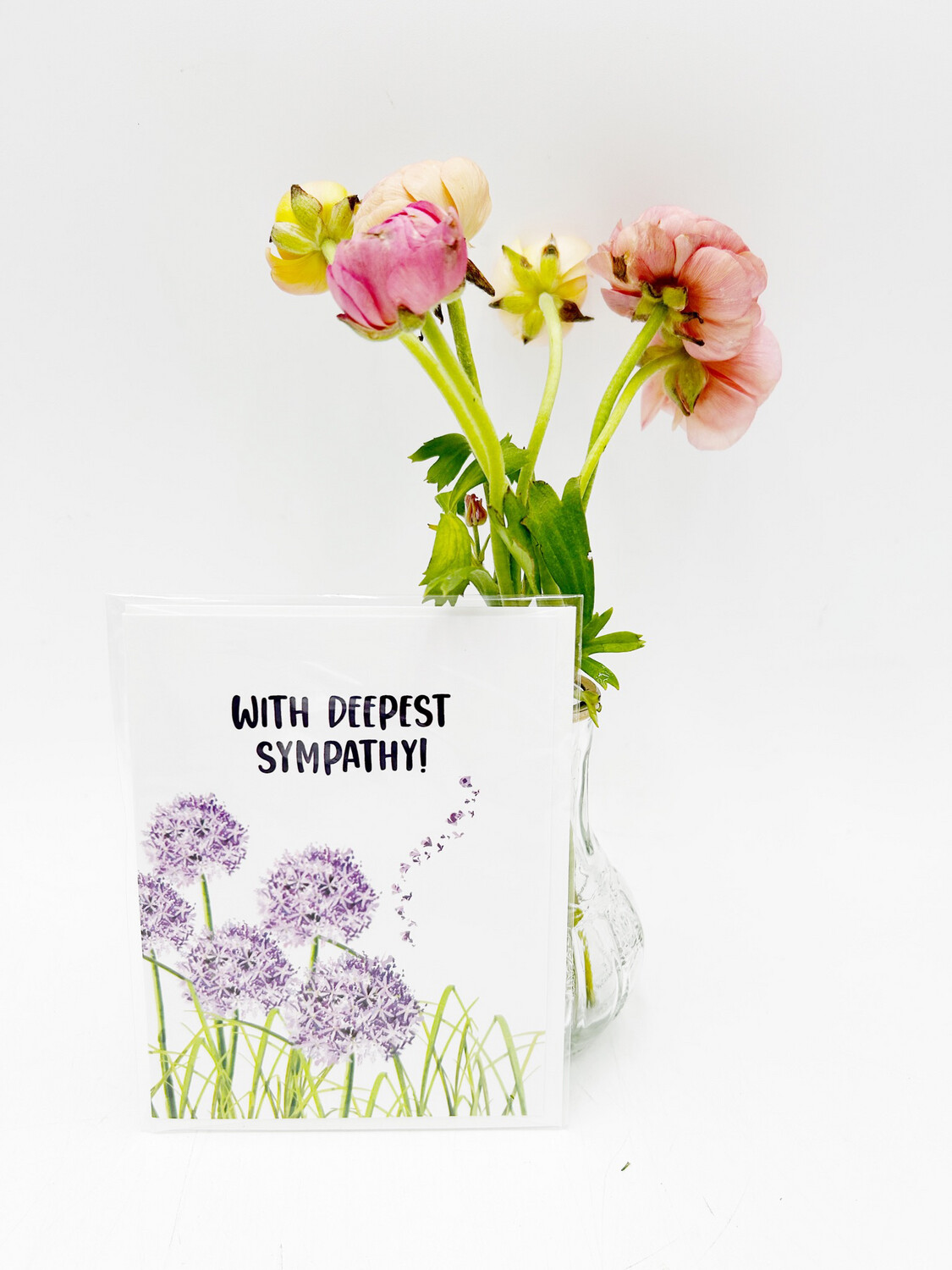 WITH DEEPEST SYMPATHY GREETING CARD