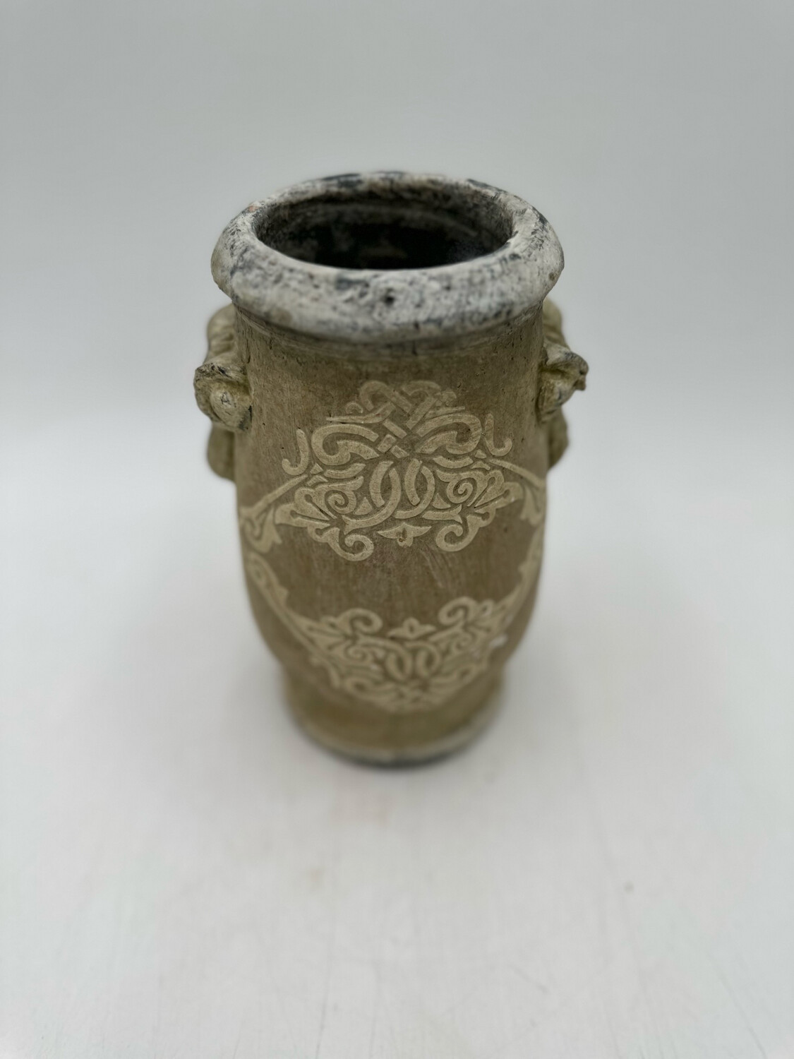 GREEK INSPIRED VASE 8.5" H