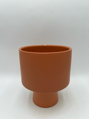 TERRACOTTA PEDESTAL PLANTER 7"