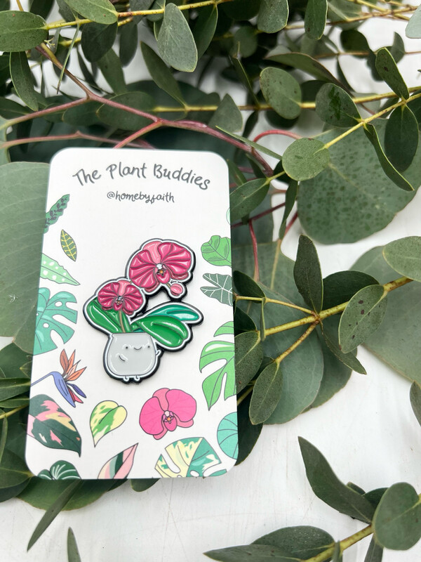 PHALAENOPSIS ORCHID ENAMEL PIN