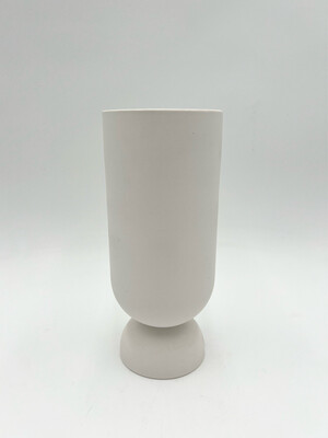 YU PEDESTAL VASE 8" H