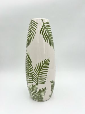 FROND TALL VASE FERN PRINT 13.5"