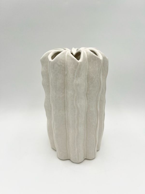 REEF TALL ORGANIC VASE W/ 9 HOLES 10.5"