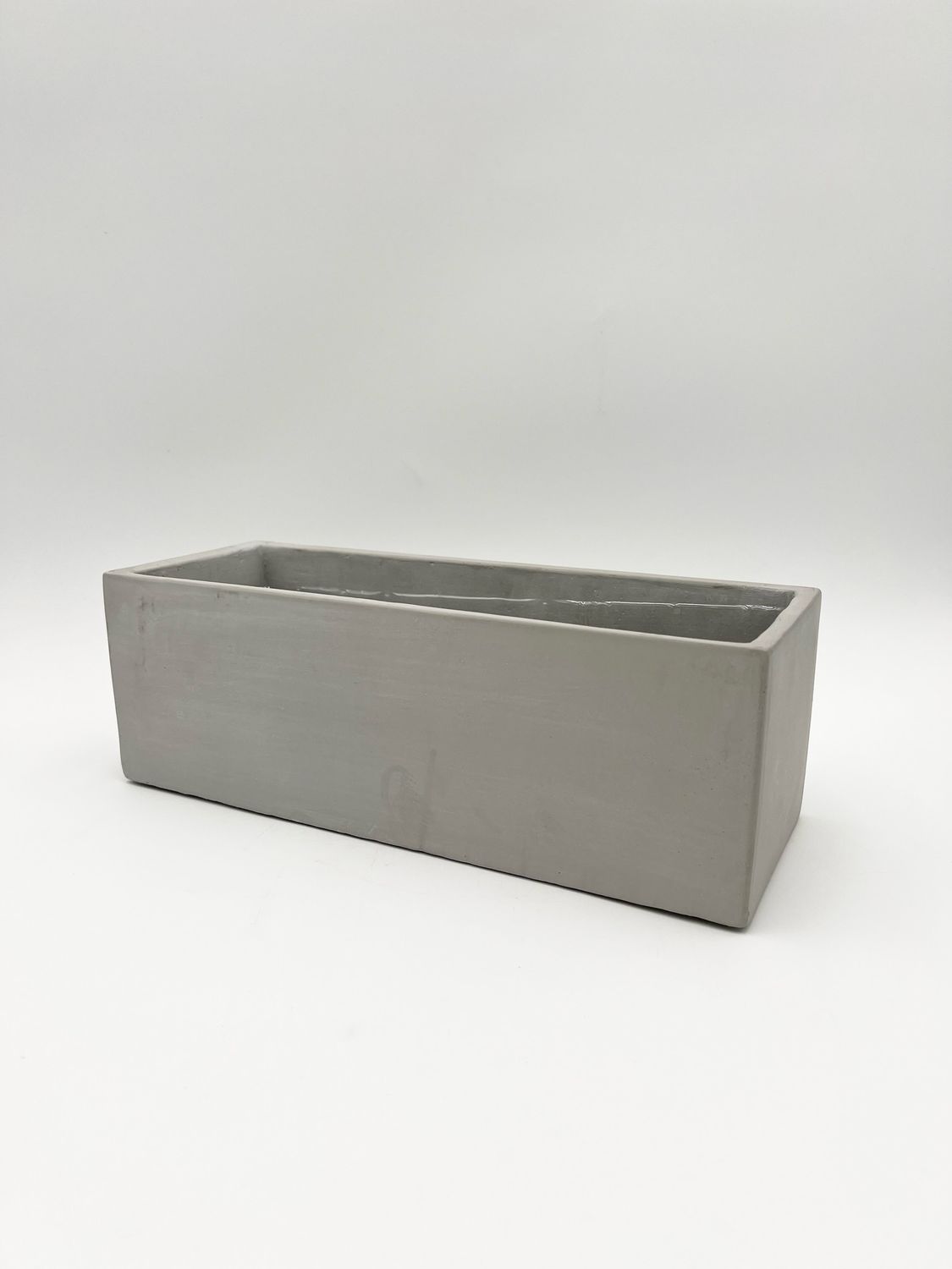 GREY RECTANGULAR CEMENT 12 X 4"