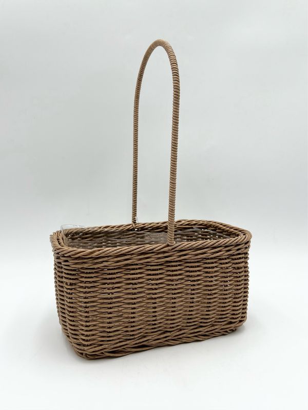 RESIN RECTANGLE BASKET 9.5"