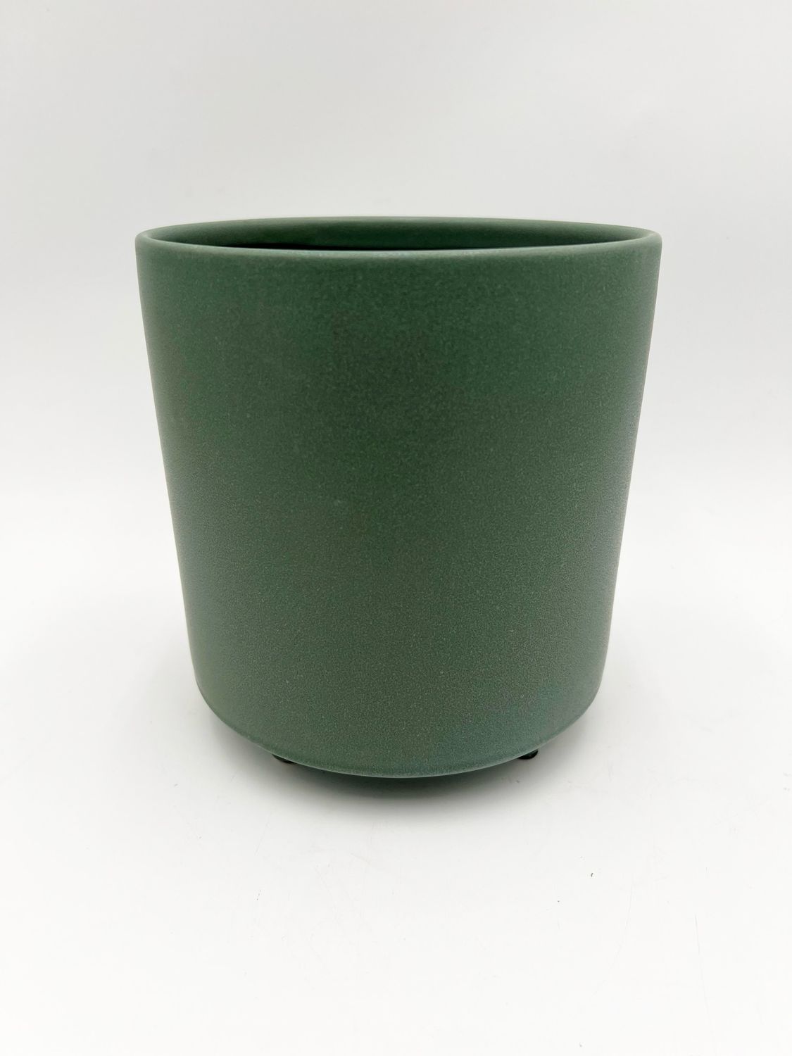 RINA CERAMIC POT MARINE GREEN 6.75"