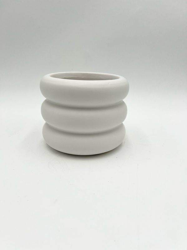RINGS WHITE CERAMIC 4"