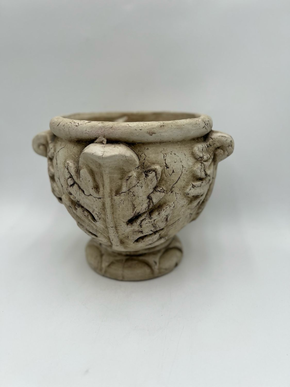 CONCRETE GREEK INSPIRED POTS 8"