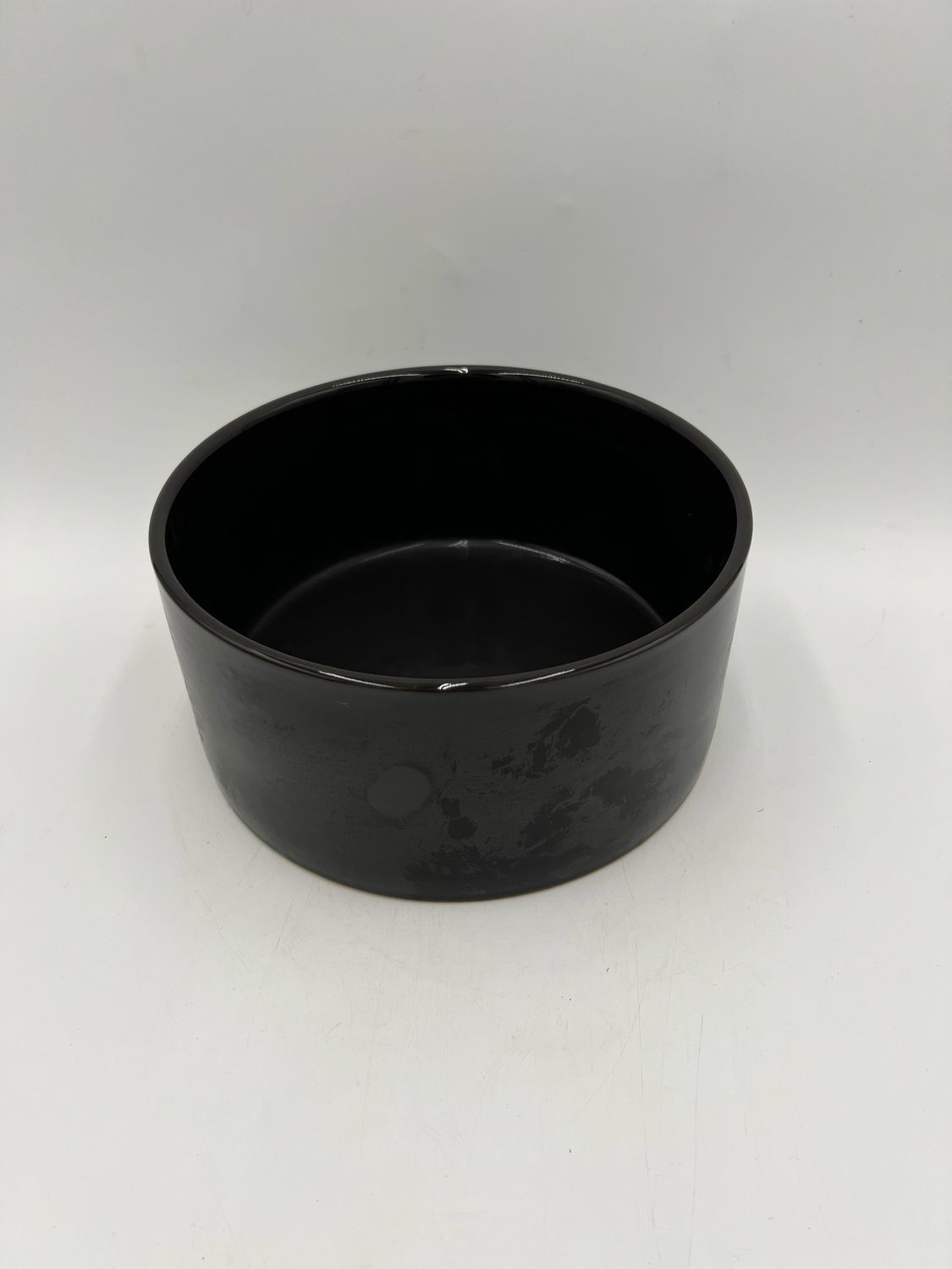 GLOSSY BLACK BOWL 8"