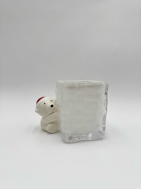 SEND A HUG BEAR SANTA CUBE