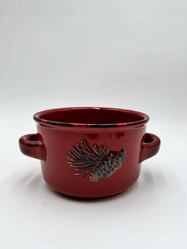 VINTAGE STONEWARE DISH 6"