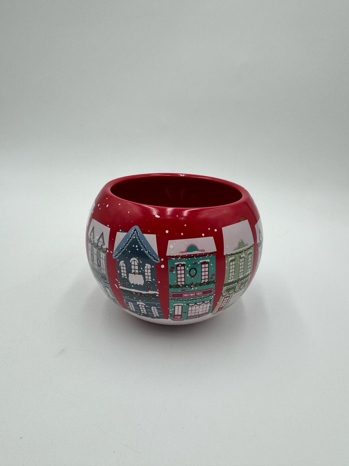 SNOWY VILLAGE ORNAMENT (NO LID)
