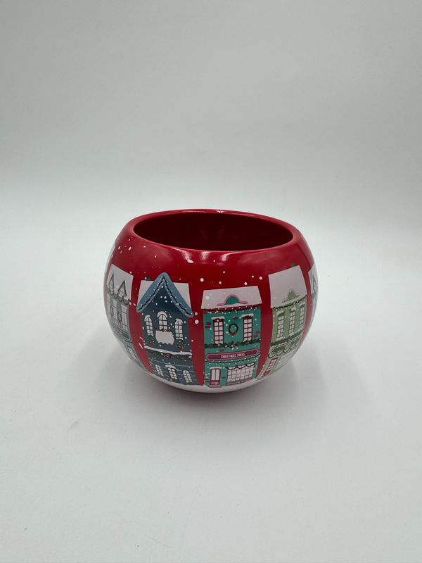 SNOWY VILLAGE ORNAMENT (NO LID)