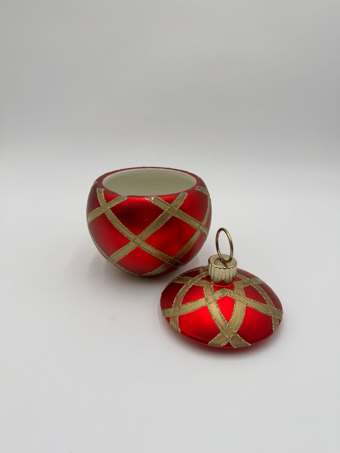 RED AND GOLD ORNAMENT