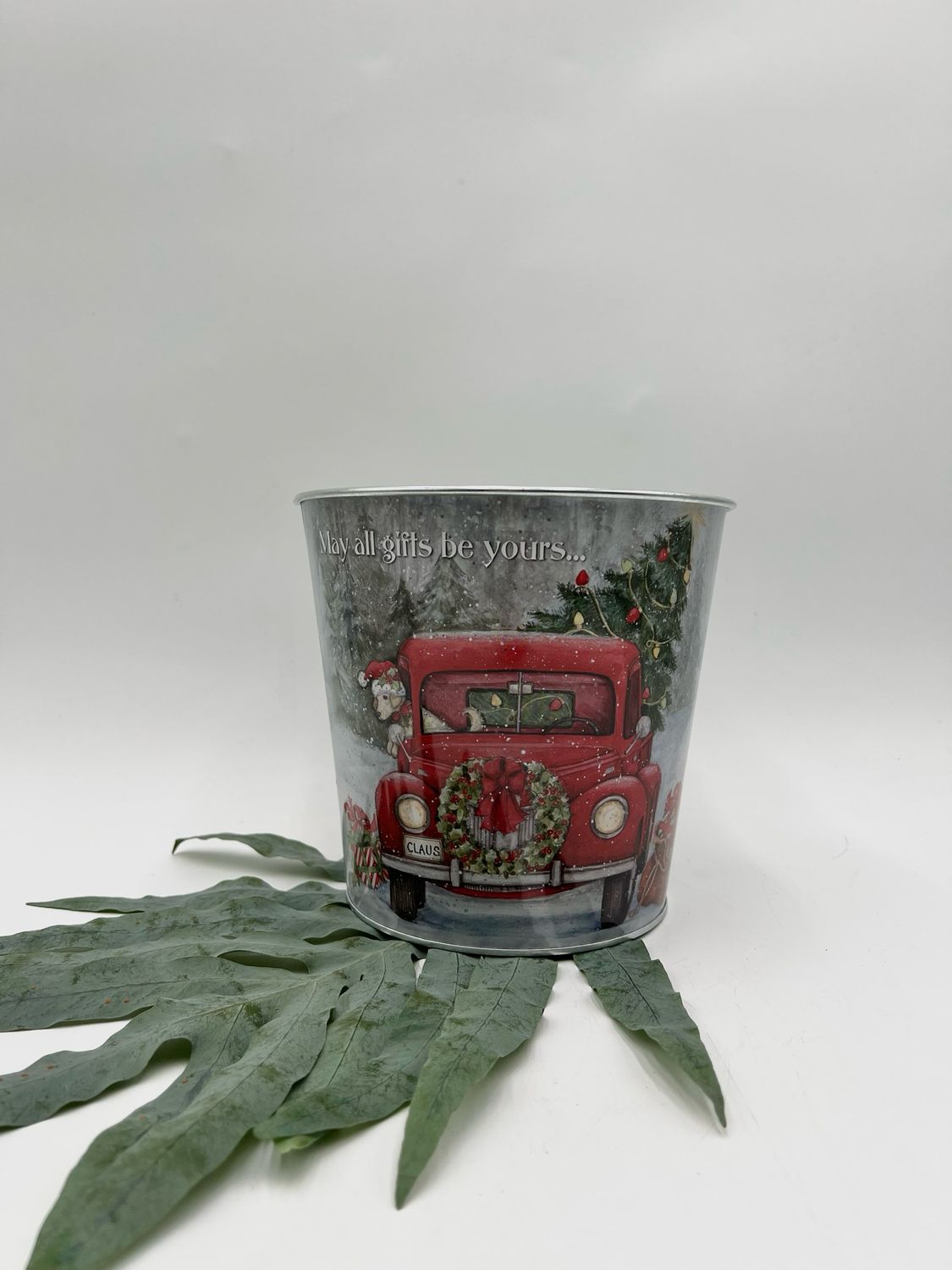 CHRISTMAS GIFTS TIN 6.5"