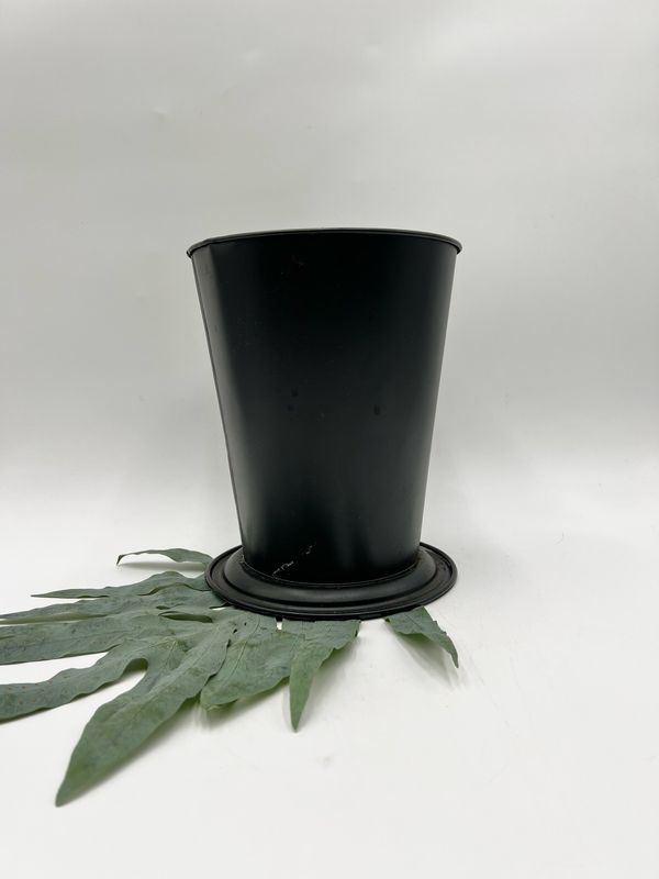 MATTE BLACK TIN 6.75"