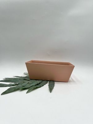 SMALL RECTANGLE BLUSH PAPERBOARD TRAY 9.5"
