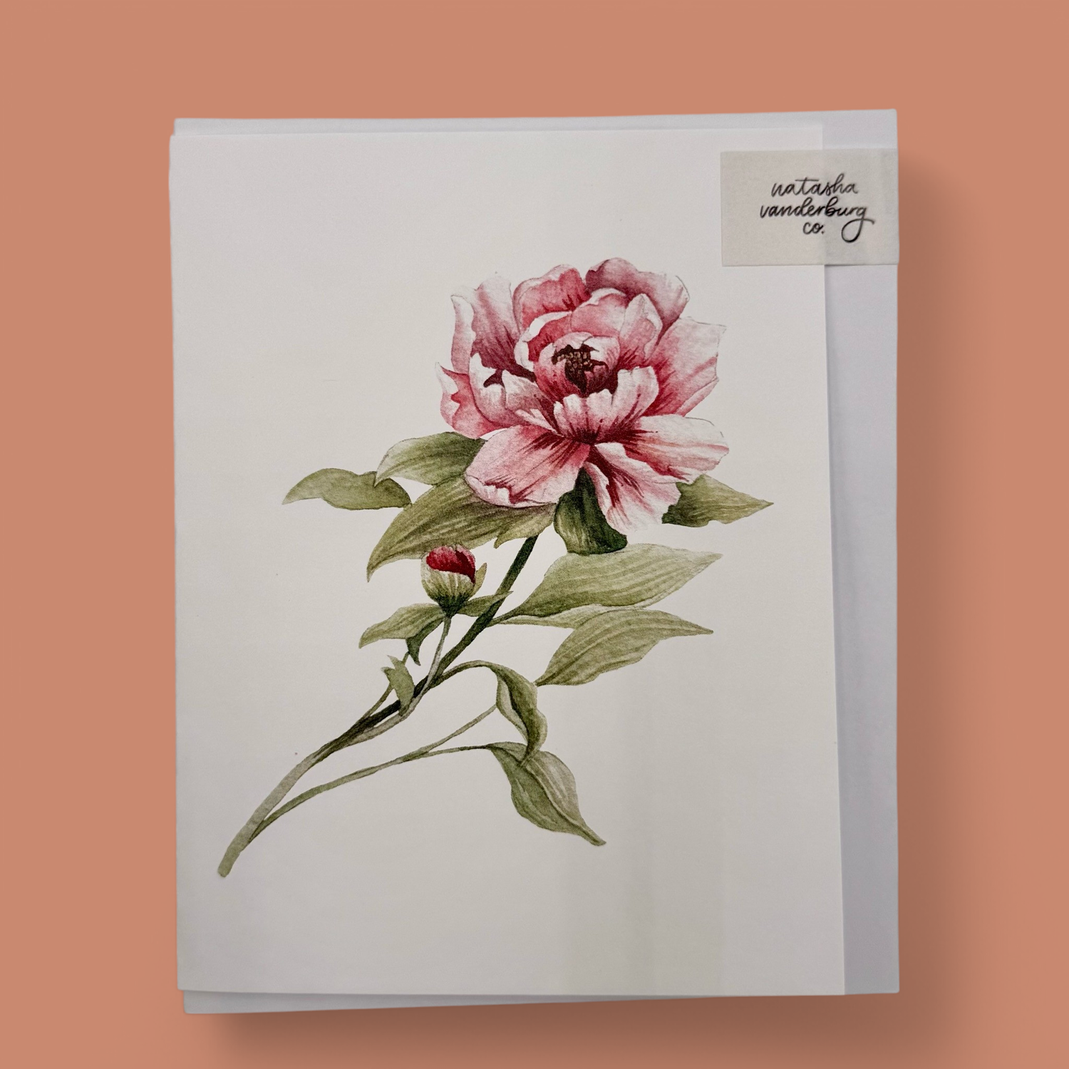 NATASHA VANDERBURG – PEONY – EVERYDAY GREETING CARD