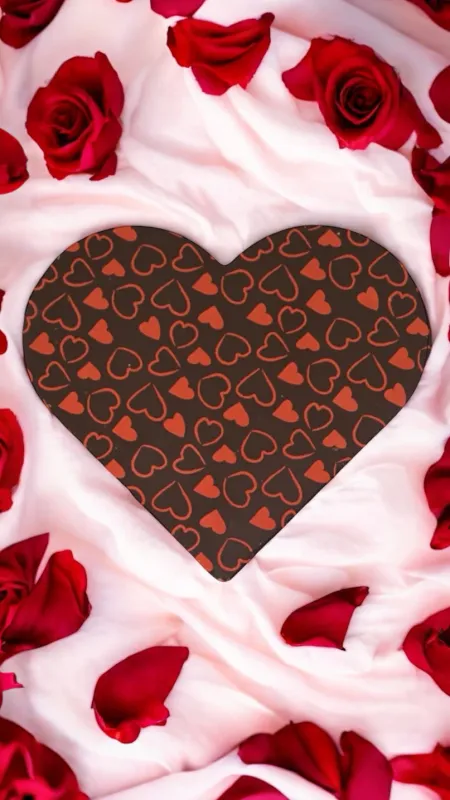 DARK CHOCOLATE HEART CREATED BY BERNARD 100G