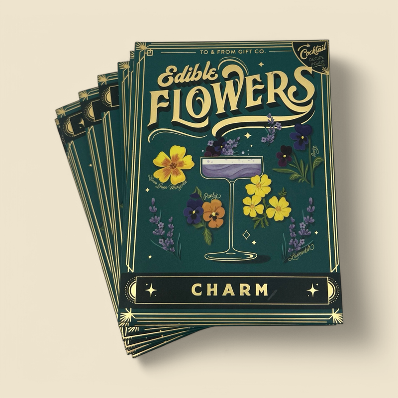 TO & FROM GIFT CO. - EDIBLE FLOWERS - CHARM SEED PACKET