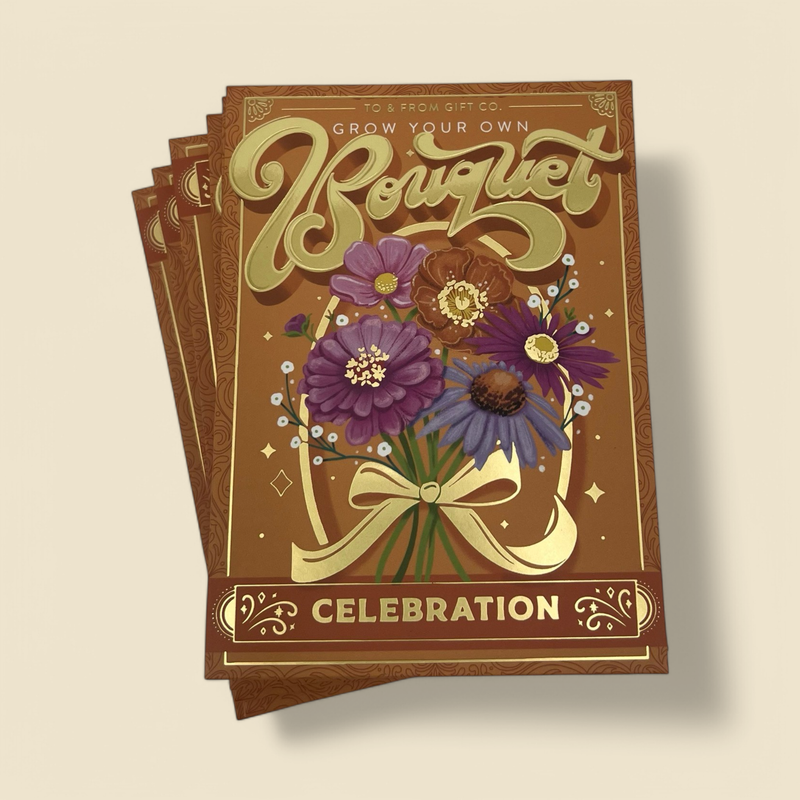 TO & FROM GIFT CO. - GROW YOUR OWN BOUQUET - CELEBRATION SEED PACKET