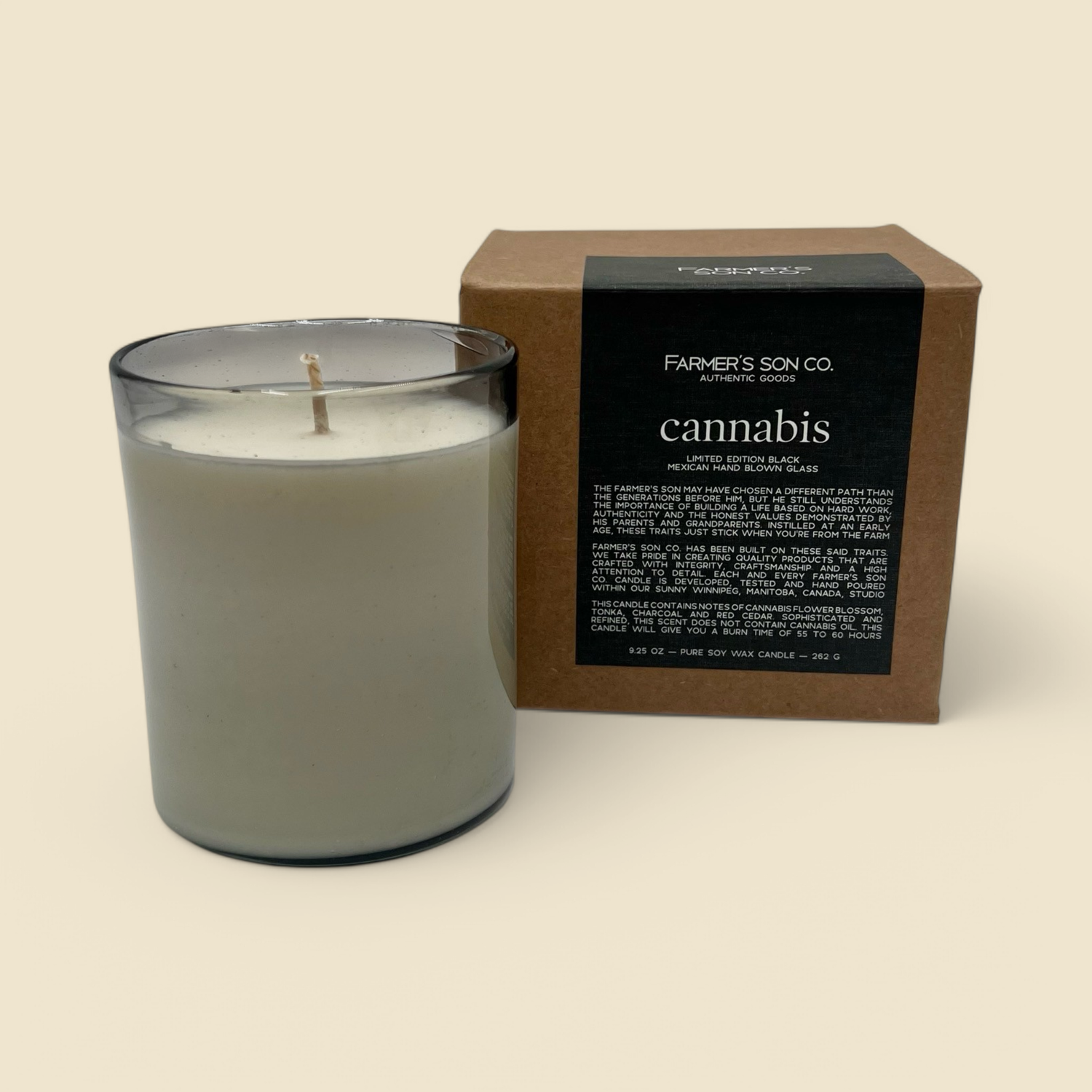FARMERS SON CO. CANNABIS CANDLE 9.25OZ