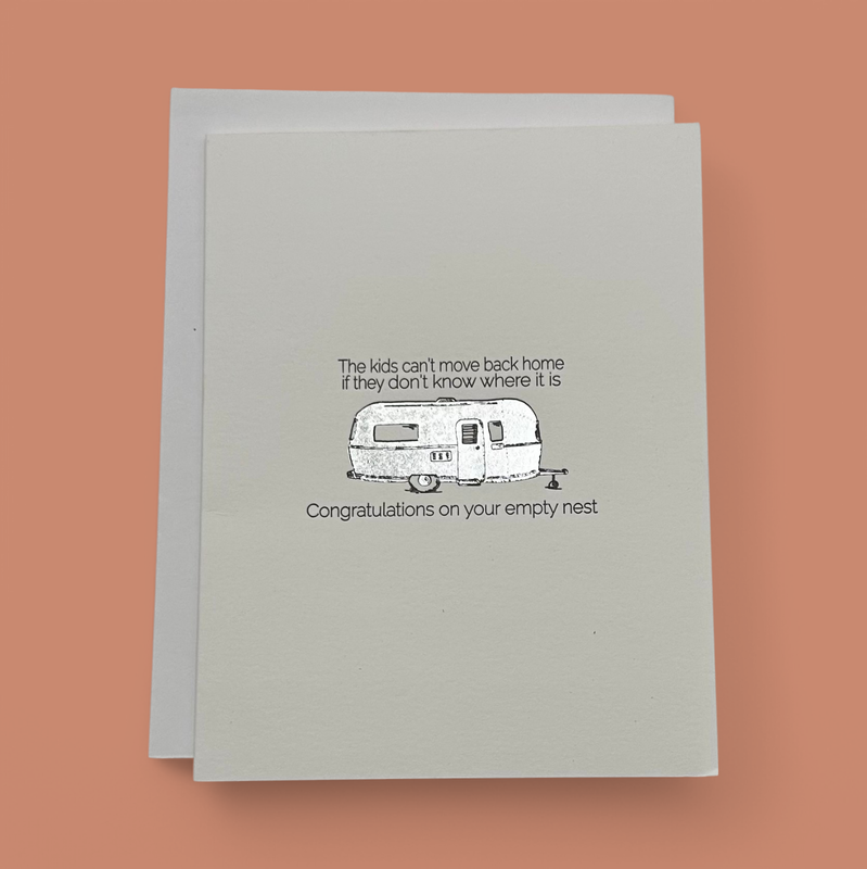 EMPTY NEST GREETING CARD