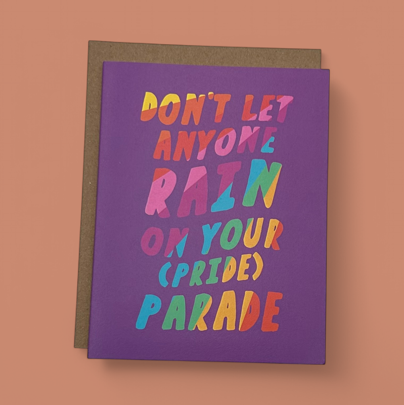PRIDE PARADE GREETING CARD