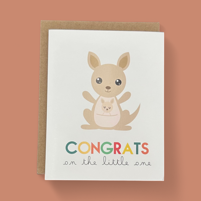 CONGRATS ON THE LITTLE ONE BABY CARD