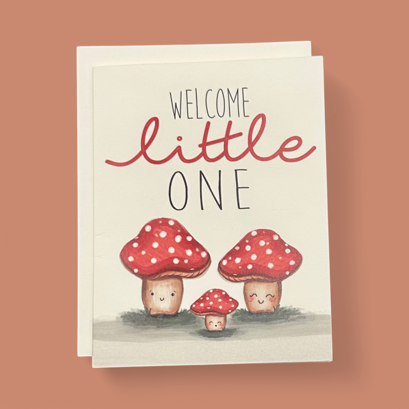 WELCOME LITTLE ONE CONGRATULATIONS GREETING CARD