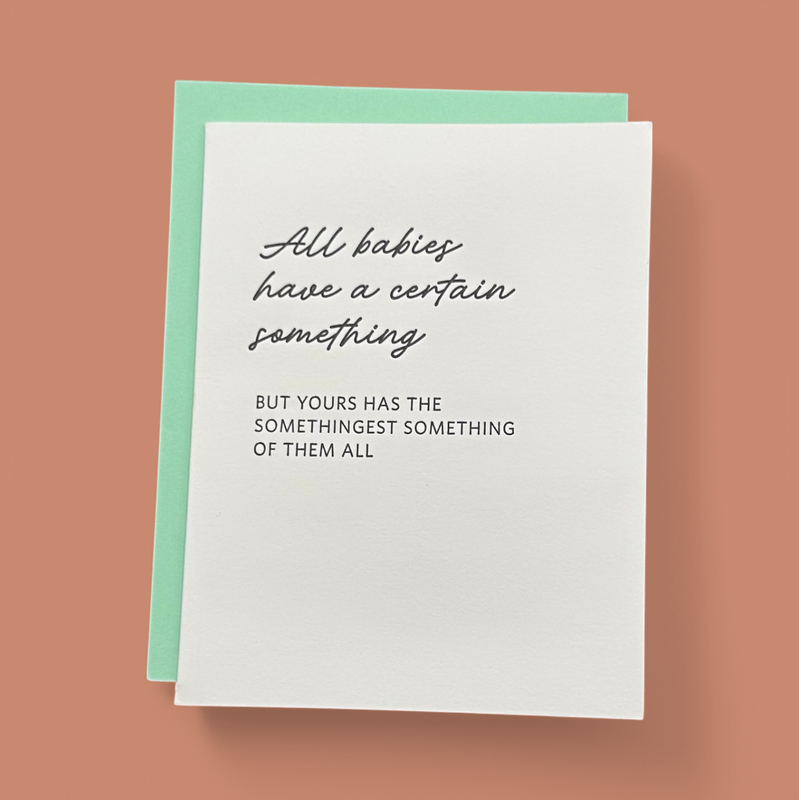 BABIES GREETING CARD