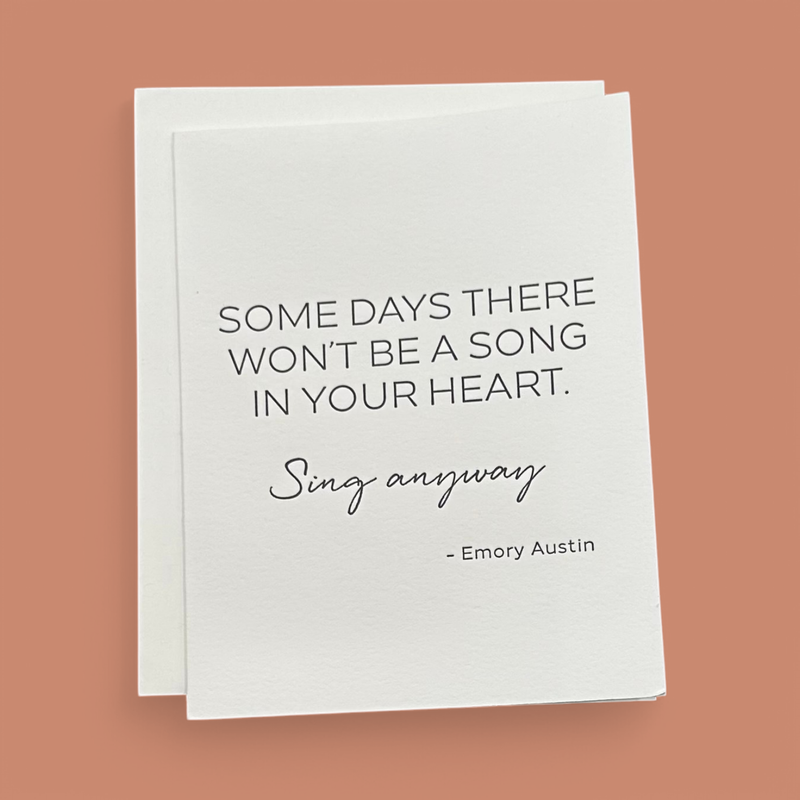 SOME DAYS GREETING CARD