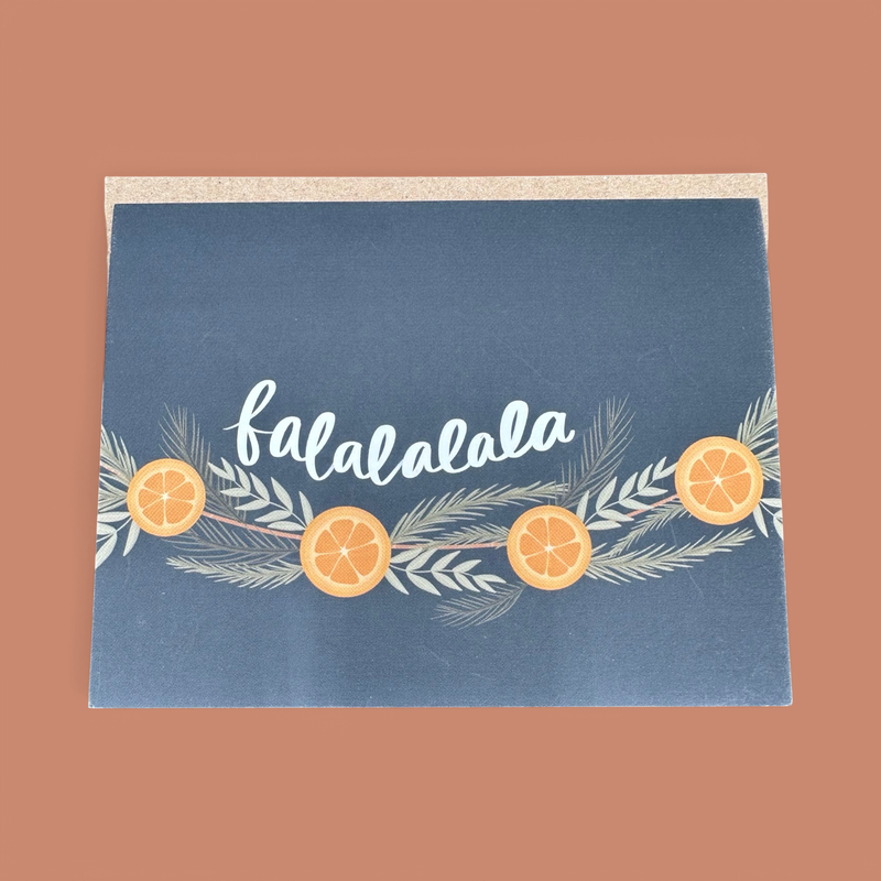 "FALALALALA" GREETING CARD