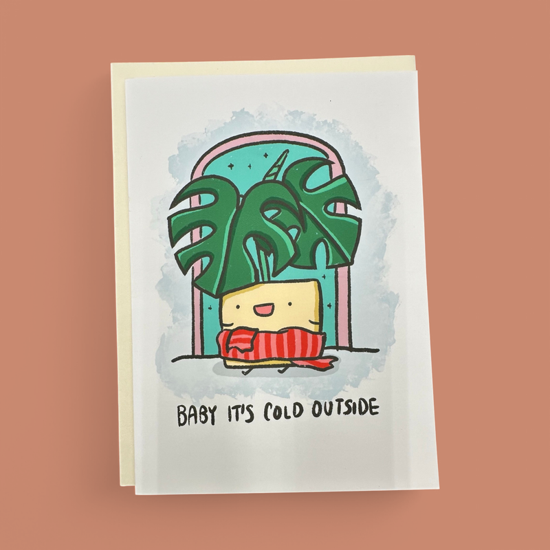 "BABY IT'S COLD OUTSIDE" GREETING CARD