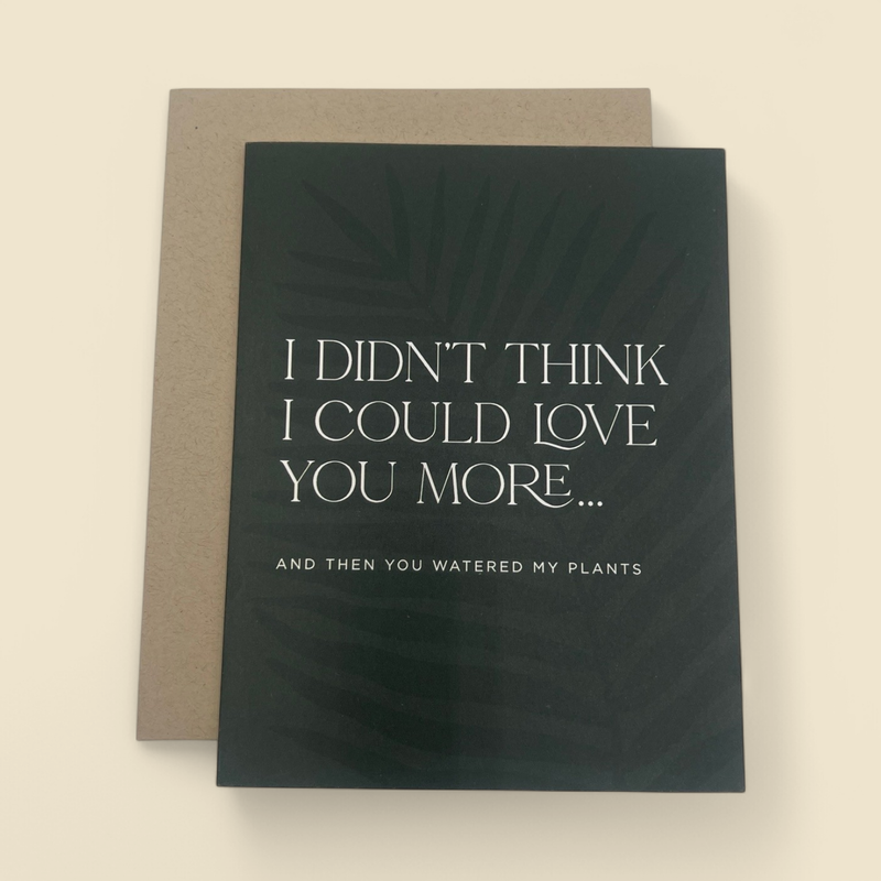  PAPER ANCHOR CO. – WATERED PLANTS – VALENTINE’S DAY GREETING CARD