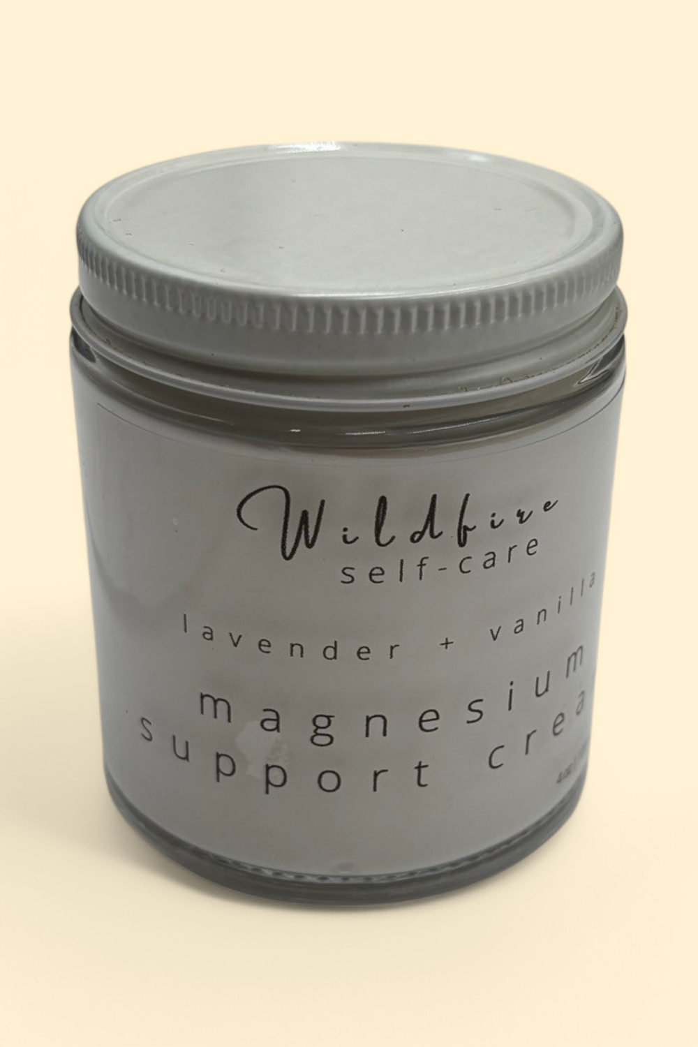 WILDFIRE SELF-CARE LAVENDER + VANILLA MAGNESIUM SUPPORT CREAM 4 OZ