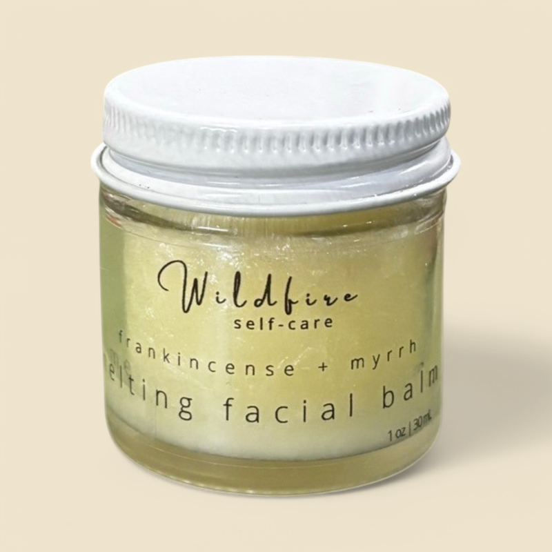 WILDFIRE SELF-CARE FRANKINCENSE + MYRRH MELTING FACIAL BALM 1 OZ
