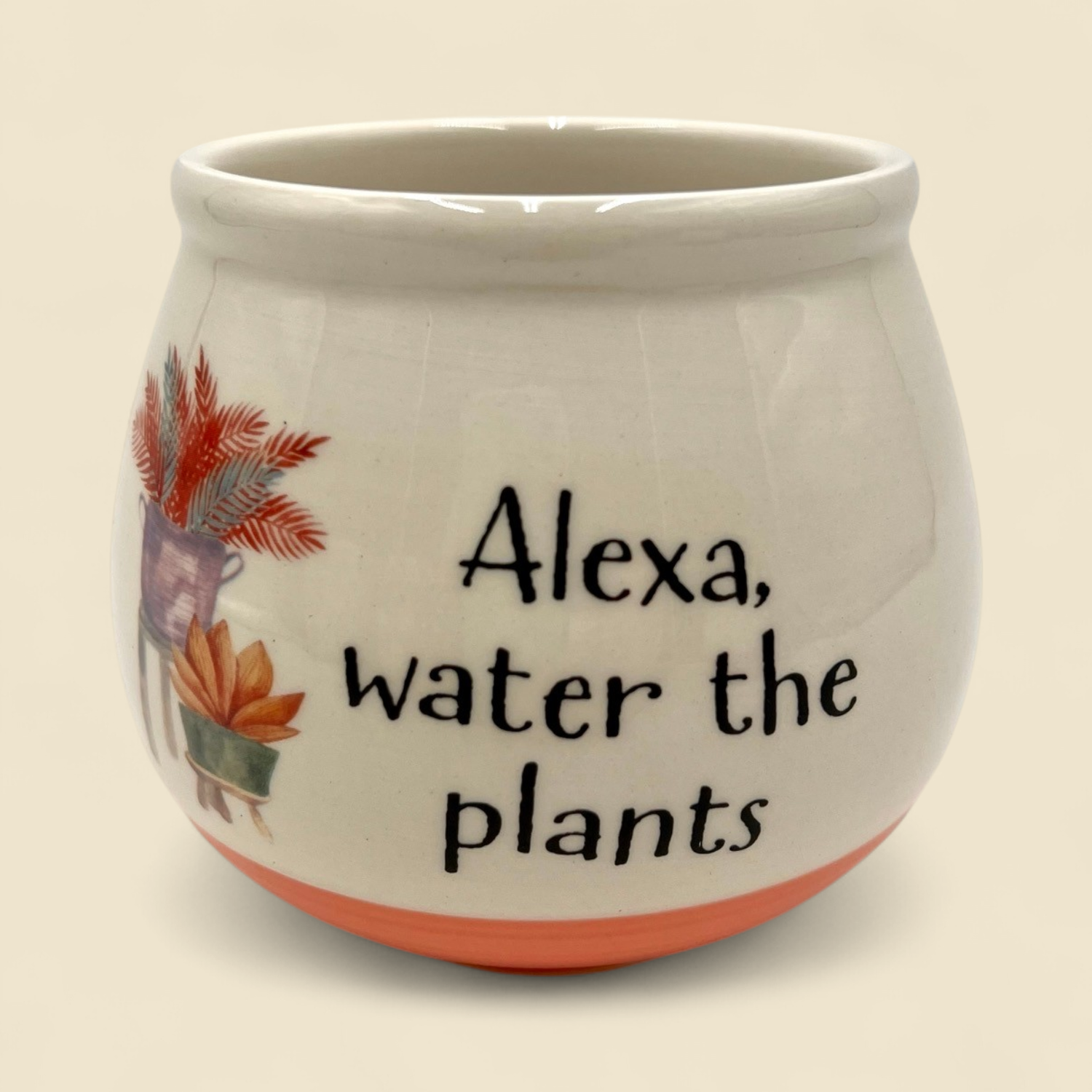 ALEXA WATER THE PLANTS WITTY POT 3.25"